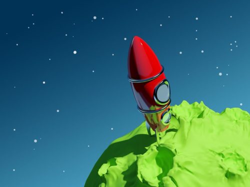vintage rocket